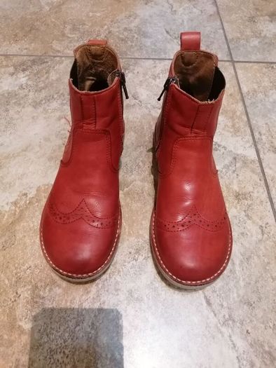 Ricosta real leather "warm" brown Chelsea boots, size EU 35 , UK2.5