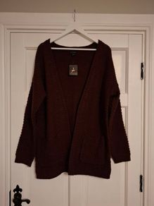 Primark Atmosphere Burgundy Cardigan BNWT