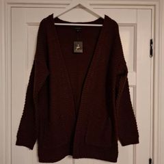 Primark Atmosphere Burgundy Cardigan BNWT