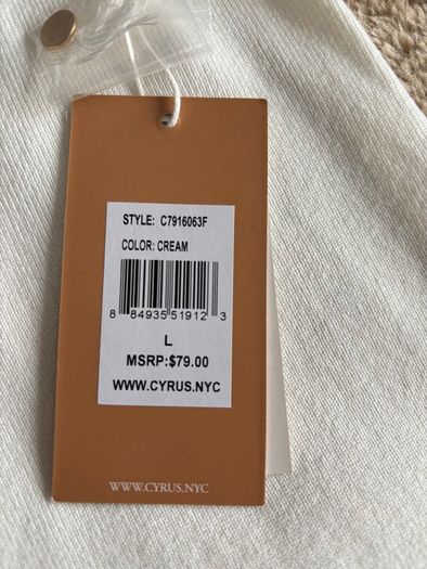 Longline Cream Cardigan (BNWT)