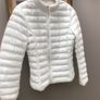B, Style White Lace Puffer Jacket Size 10 Image 3