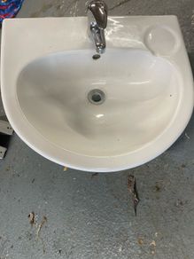 Basin and pedestal