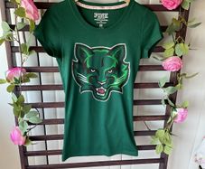 T-shirt Victoria secrets xsmall green college Tshirt
