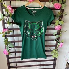 T-shirt Victoria secrets xsmall green college Tshirt