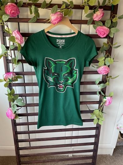 T-shirt Victoria secrets xsmall green college Tshirt