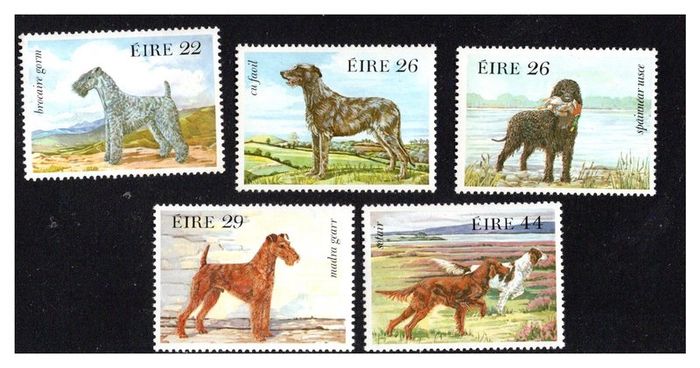 1983 Ireland Dogs Commemorative Stamps Mint Never Hinged (MNH)