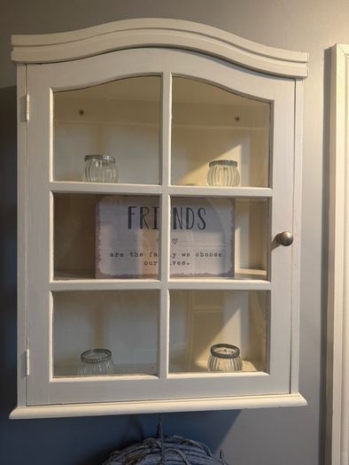Glass display cabinet