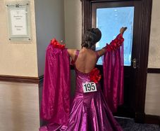Ballroom dance dress