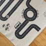 OYOY Kids play mat Adventure Rug 180cm x 70cm roads teepees organic cotton Image 9
