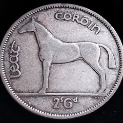 #671 - Ireland - 1941 - Half Crown - Silver - KM.16