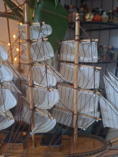 Vintage wooden ship