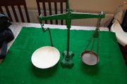Two beautiful old shop scales