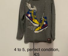 Boys long sleeve t shirt