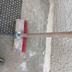 Yard Brush with Clamp Heavy Duty