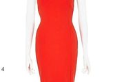 Vibrant Red River Island Dress