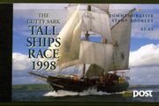 1998 Ireland Tall Ships Race Commemorative Stamps Booklet Mint Never Hinged  (MNH). Hibernian HB66. Images of panes shown
