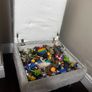 storage foot stool Image 3