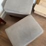 Grey footstool Image 2