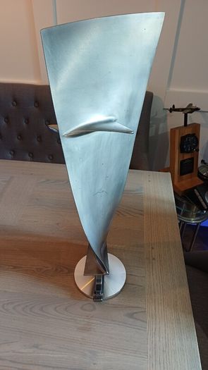 Mounted Airbus A340-300  CFM 56-5C Stage 1 Titanium Jet Engine Blade, Aircraft, Aviation