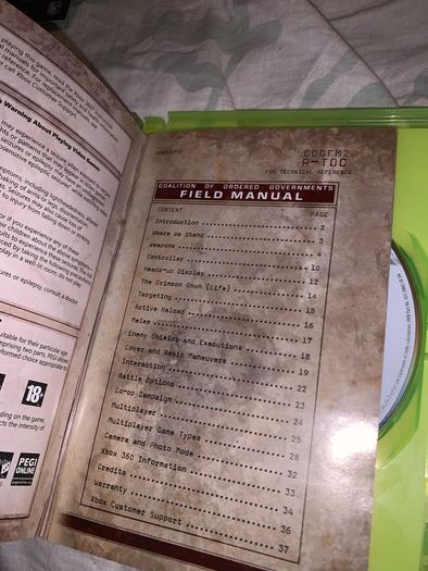 Xbox 360: rare Gears of war 1 & 2 Bundle copy