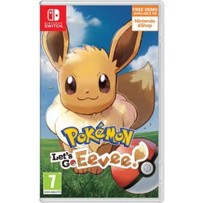 Pokemon Let's Go Eevee game for Nintendo Switch console - Lets go Eevee to join Pikachu - quit Minecraft Mario Sword & Shield