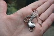 Sterling Silver 925  Necklace and Pendant 6,3g - L16"