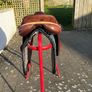 Berney's Grand Prix Olympic Saddle - 17in, Havana Brown, MW Image 4