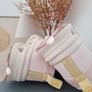 Pink sneakers with a flexible hole look sole size uk4 Image 8