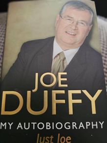 Joe Duffy signed My Autobiography