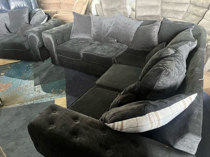 Back corner sofa with matching 2 seater set