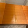 Extendable veneer wood dining table Image 4