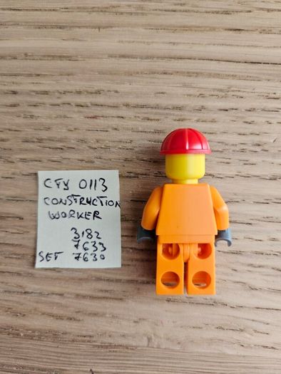 lego cty0113 construction woker, set 3182, 7633, 7630