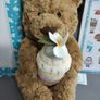 Jellycat Shanghai Exclusive Cupcake Bartholomew Bear With Pin And Stickers and 2 Gift Bags Extremely Rare Image 2