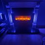 marble fireplace and electric fire Image 6