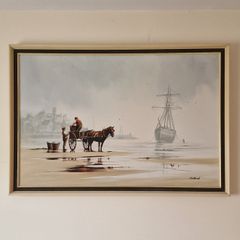 Original 20thC Oil Painting on Canvas. DELAVAL.