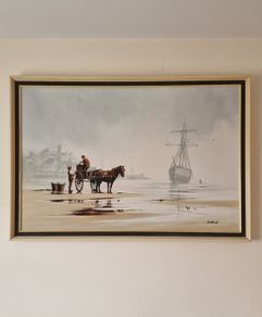 Original 20thC Oil Painting on Canvas. DELAVAL.