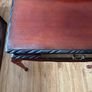 Mahogany console table and picture Image 2