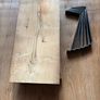 Chunky Solid Rustic Wood Shelves with Heavy Duty Steel Brackets Image 7
