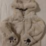 fluffy Cosy Hooded pramsuit all in one Image 5