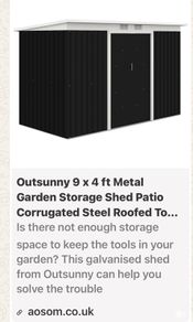 Shed for sale