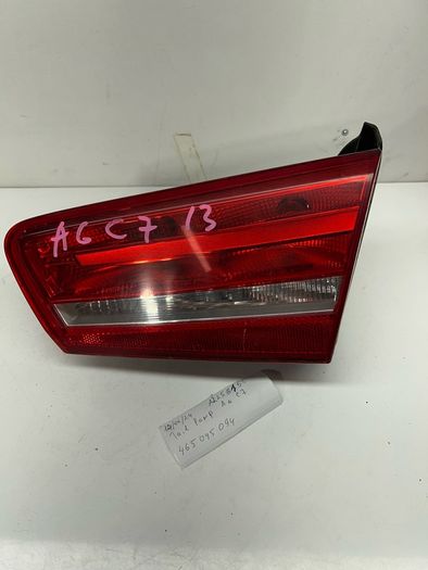 Audi A6 C7 Taillight Inner Right Driver Side Saloon  2013 4g5945094 A2l5b15s