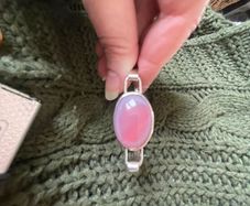 Silver Bracelet with Stone Of Some Sort