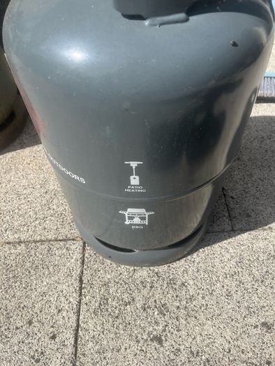 gas bottles x 2 empty