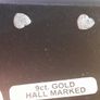 ladies 9ct gold earrings Image 3