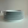 8 x Denby white salad plates Image 2
