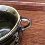 A Pair of Vintage Dark green ireland Decorative cauldron pots Image 5