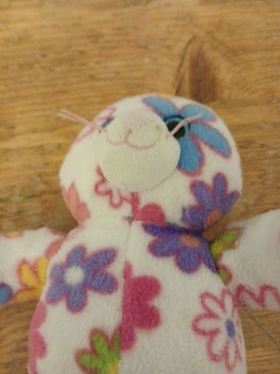 cute flower cat plush