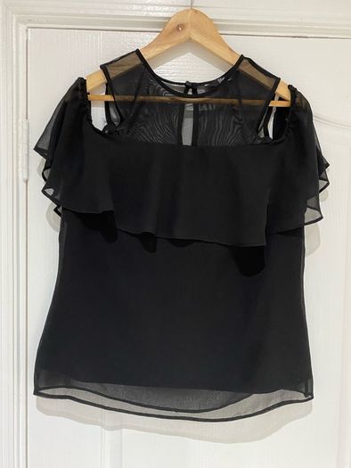 Julian McDonald Ladies cold shoulder blouse Size 14