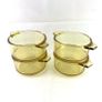 Vintage amber ramekins bowls Image 2