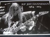 Slayer-Jeff Hanneman tribute poster print